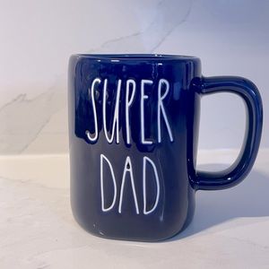 Rae Dunn Super Dad ceramic mug